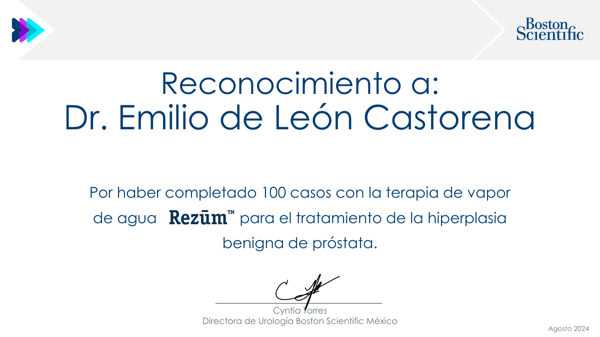 100 casos con terapia Rezūm